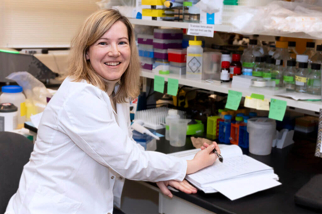 Dr. Jessica Sonia Fortin, assistant professor, Department of Basic Medical Sciences