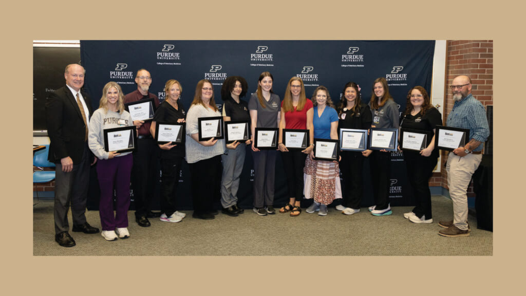 Dean Marsh with the recipients of individual Bravo Awards